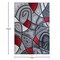 Flash Furniture Red 5' x 7' Abstract Design Accent Area Rug ACD-RGTRZ860-57-RD-GG - alternate 4